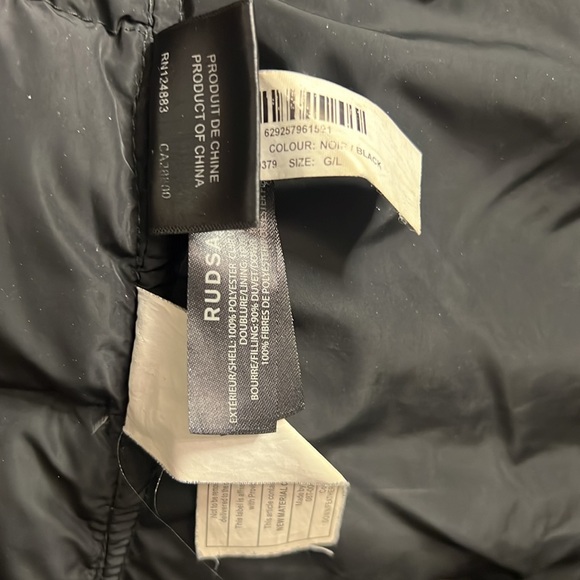 Rudsak Roya Asiatic Raccoon-Fur-Trim Asymmetrical Down Coat Puffer Winter Jacket - Picture 10 of 13